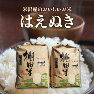 【 令和7年産 】 米沢米 棚田米 はえぬき 10kg ( 5kg×2袋 ) 〔2025年10月中下旬頃～順次お届け〕特別栽培米 2025年産 産地直送 農家直送