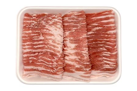 上州麦豚バラ1kg：しゃぶしゃぶ用【冷蔵で直送】A-30