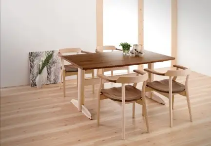 飛騨の家具 ダイニングアームチェア オーク/ウォルナット DCA-K184 椅子 椅子