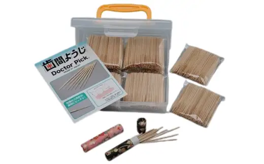歯間ようじ　80本×3セット　歯間ブラシ　三角ようじ