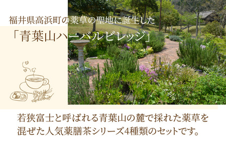 「自然・薬膳体験！」青葉山ハーバルビレッジ薬膳茶セット（4種類）