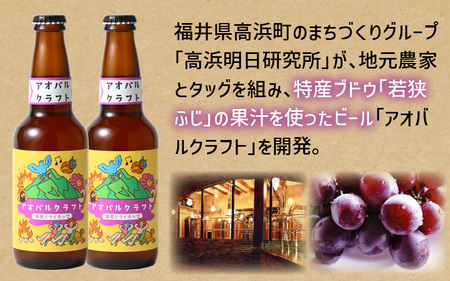 アオバルクラフト（葡萄ドライホップ）地ビール330ml × 2本