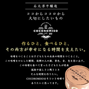 鹿児島県長島町産！未来を紡ぐ味噌 (3kg)【石元淳平醸造】cocoro-7014