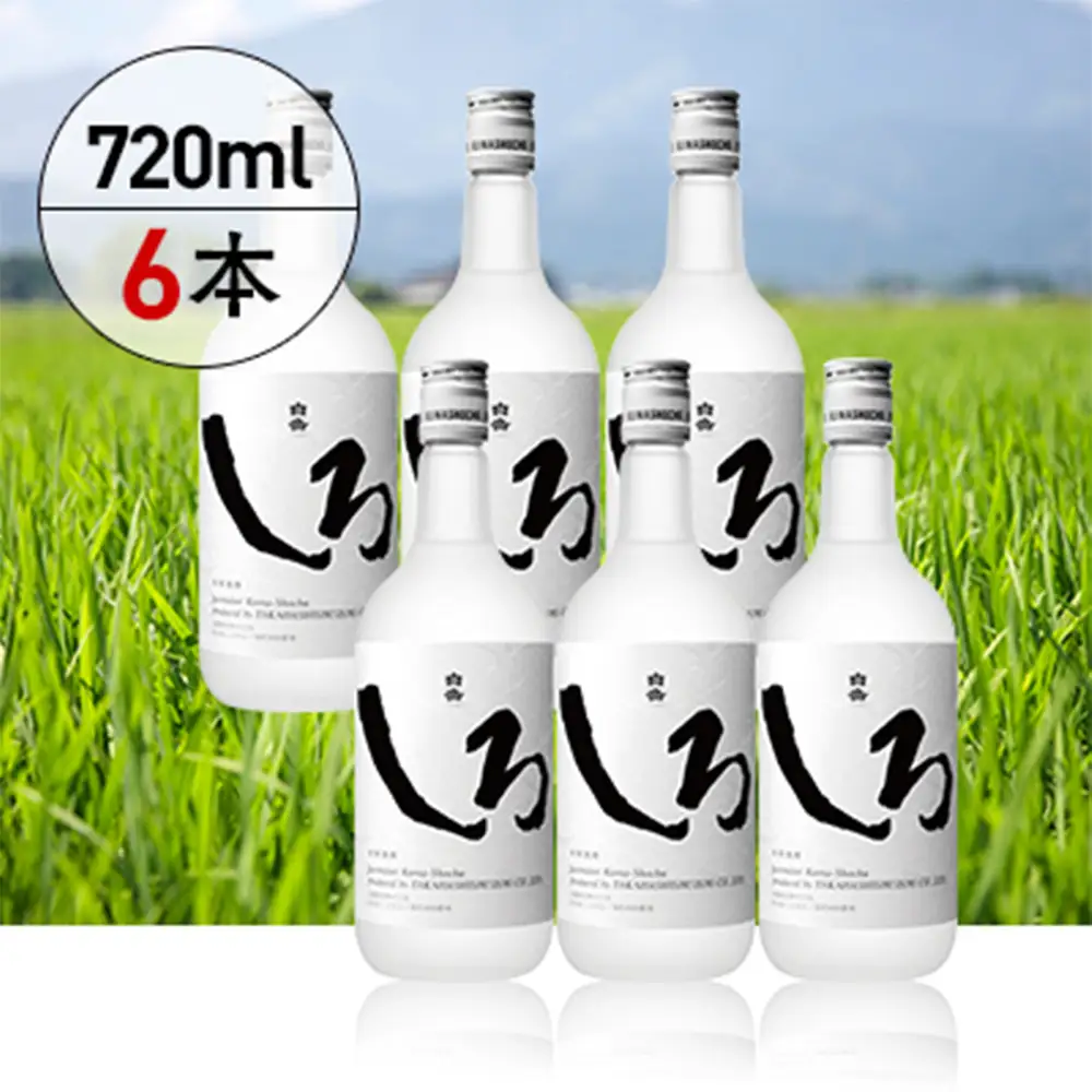 【定期便 年12回】 本格 米焼酎 「白岳しろ」 25度 720ml 6本 セット (年12回/毎月)  高橋酒造 白岳 018-0489