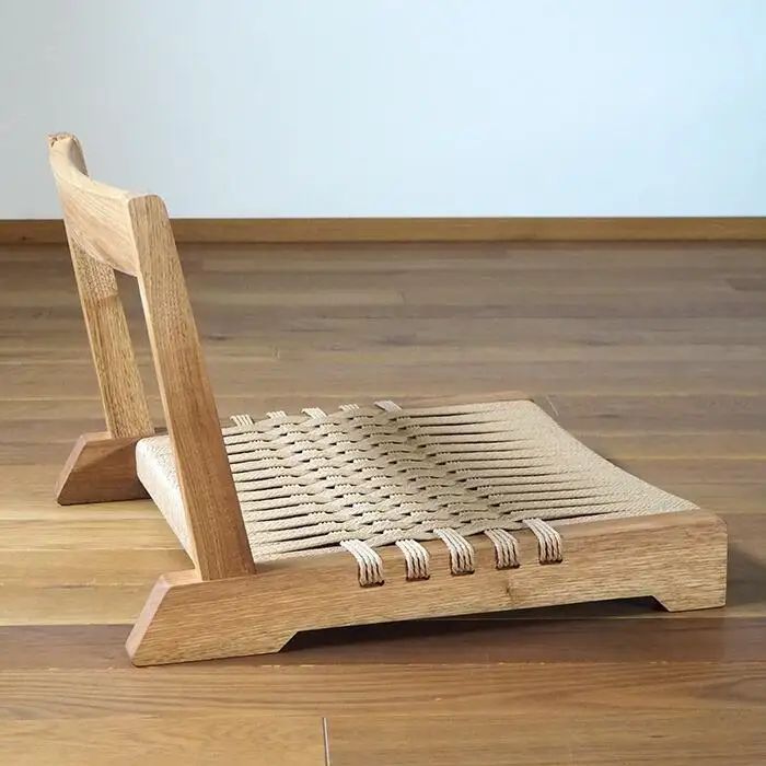 ペーパーコードの座椅子 ／ イス ロープ 丈夫【UMEBACHI FURNITURE】