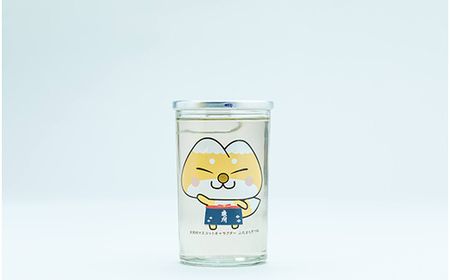 かわいい！ゆるキャラ ワンカップ ふたまたぎつね 日本酒 180ml×15本 F21T-226