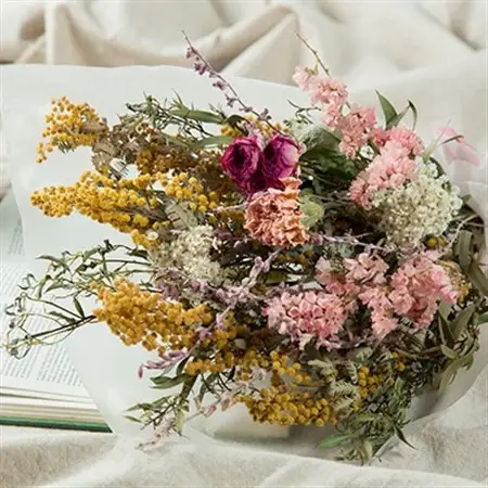 ドライフラワースワッグ(花束)M_花・観葉植物  花 _【1417982】