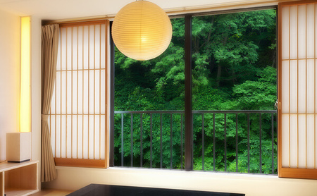 庄助の宿 瀧の湯体験 ペアプラン 宿泊券 (4万2300円分) スーペリア和洋室｜東北 福島県 会津若松市 東山温泉 旅行 クーポン 利用券 [0979]