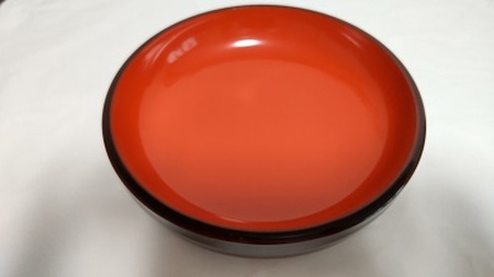 川連漆器 7寸ライン平鉢 漆器 漆器 【遠田漆器店】[B9-6101]