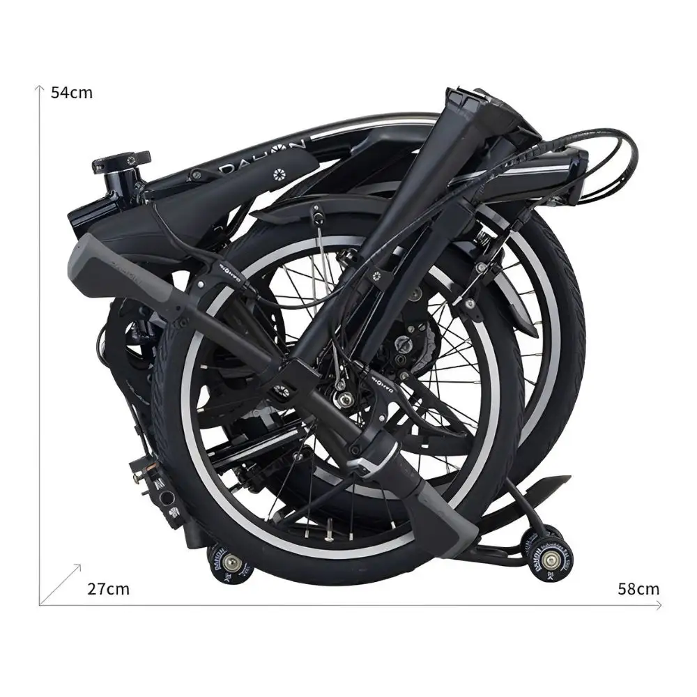 DAHON Curl i4 Black pearl 送料無料 全国配送離島含│自転車 完成品 組み立て不要 折りたたみ自転車 武田産業