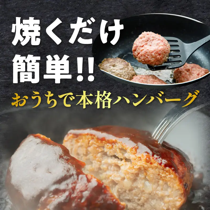 宮崎県産豚プレミアムハンバーグ(計10個) 肉 豚肉 加工品 惣菜 国産_T001-0105