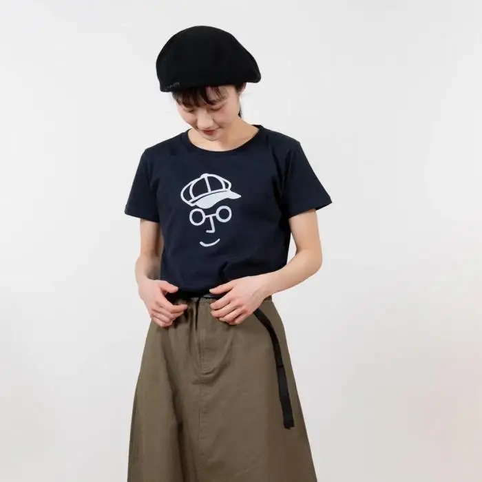 《2》【KEYMEMORY 鎌倉】キャスケットイラストTシャツ NAVY