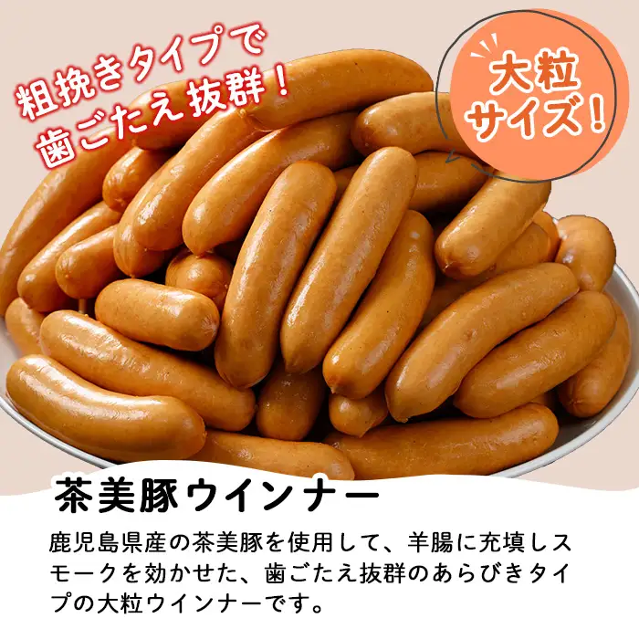 大粒 ウインナー 詰合せ 約1.9kg ウインナー 【00-008-17】