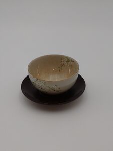 川連漆器 4寸茶托うるみ色5枚組 漆器 漆器 【(株)阿部健吉商店】[H5-5302]