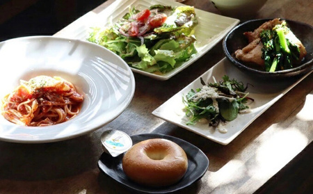 グルメ体験 カフェでゆったり3gランチ 3名様（デザート付き）食事券 ランチ カフェ cafe 3g グルメ体験 デザート 付き 3名様 ゆったり 三原 広島  062006