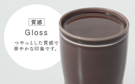 【美濃焼】StackStock なごみの色目（Gloss）カップ/プレートS 4点 セット Azuki Brown × Sesame Gray【城山製陶所】食器 小皿 コップ デザートカップ 湯呑 豆皿 醤油皿 薬味皿 インテリア アクセサリートレイ スタッキング ブラウン グレー 茶 灰 磁器 シンプル おしゃれ レンジ対応 食洗機対応 送料無料[MCK053]