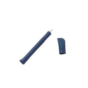 本革 藍染め ボールペン革巻き