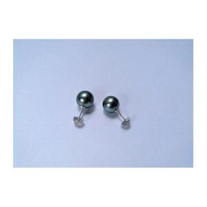 【特選品】黒蝶真珠ピアス