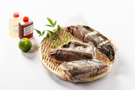 26-040．老舗魚屋大将が厳選した本格カツオ藁焼きタタキセット（600ｇ）