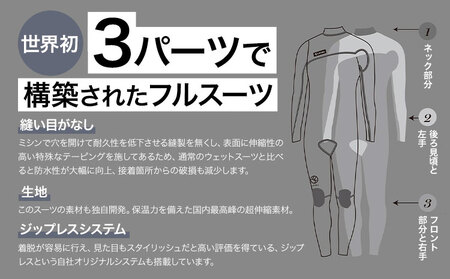 LEXOL WETSUITS 3パーツで構築された『THE3』フルスーツ:素材 X-SILL 《90日以内に出荷予定(土日祝除く)》 株式会社 ネクストレベル 千葉県 勝浦市 ウエットスーツ 海 サーフィン 【配送不可地域あり】(離島)