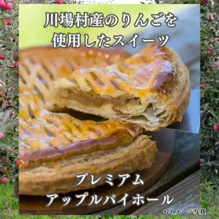 プレミアムアップルパイホール 1台_菓子・スイーツ 焼き菓子  _【配送不可地域：離島】【1131391】
