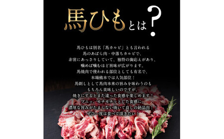 馬ひも 焼肉用300g 馬肉 