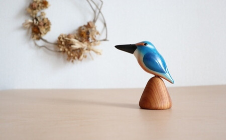木工品【カワセミ】　工房西岡　【11218-0591】