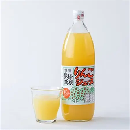 果汁100%りんごジュース　1L×6本_飲料・ドリンク りんごジュース 果汁飲料 林檎ジュース アップルジュース リンゴジュース_【1416317】