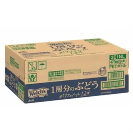 『Welch's』1房分のぶどうPET470ml　24本_飲料・ドリンク  果汁飲料 _【1335974】