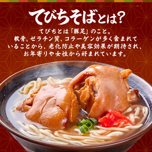 てびちそば（6食）生麺タイプ 特製スープ付き｜沖縄そば【宮良そば】てびち　人気