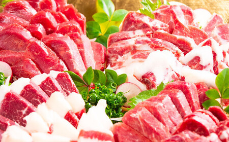 桜牧場 馬刺し 4種 食べ比べセット 合計600g 上赤身・フタエゴ・馬ヒレ・馬ヒモ 醤油付