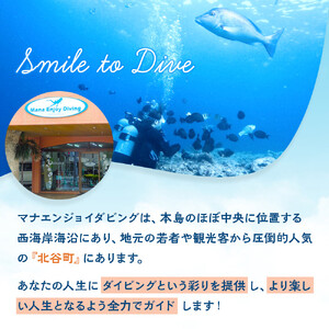 【ふるさと納税】ライセンス不要のダイビング体験ペアチケット@北谷町 ｜旅行 沖縄旅行 沖縄 体験