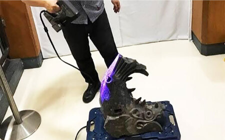 受注生産 福山城築城400年記念「伝伏見櫓鯱（シャチホコ）」1/10スケール [BACE001]