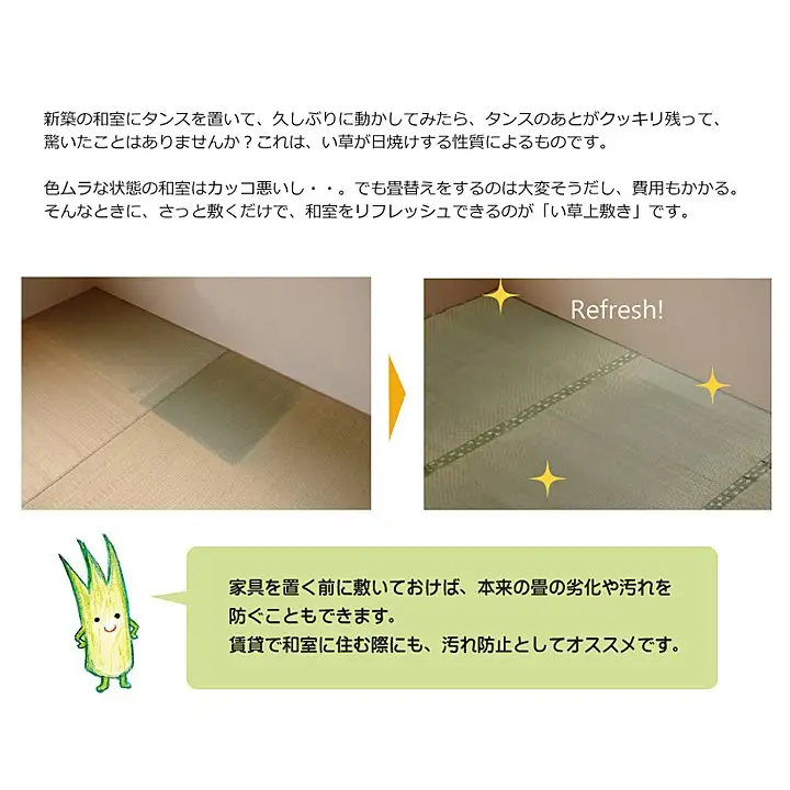 い草上敷き【不知火】江戸間4.5畳