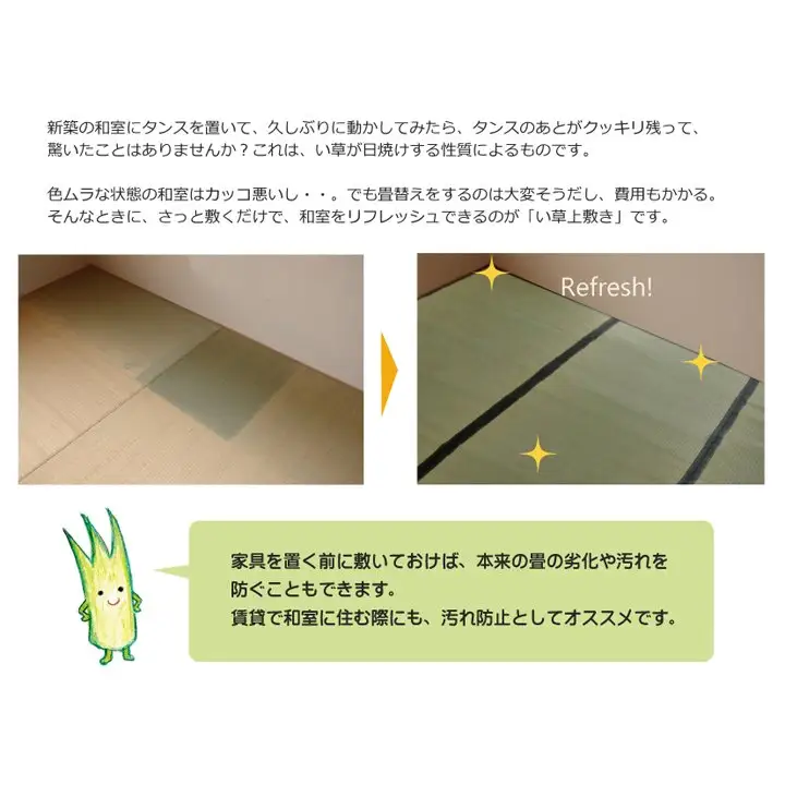 い草上敷き【清正】江戸間6畳