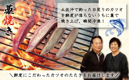 さっぱりとした味がクセになる！「風雅」特製 カツオ 塩たたき セット 約500g 冷凍 海の幸 魚 魚介 シーフード かつお 鰹 藁焼き たたき タタキ ご当地 グルメ ごちそう 総菜 おかず 四国 高知 四万十 しまんと お取り寄せ 26-1065