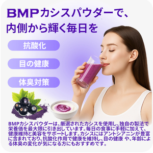 BMP カシスパウダー1kg（100g×10袋）（カシス濃縮果汁粉末）