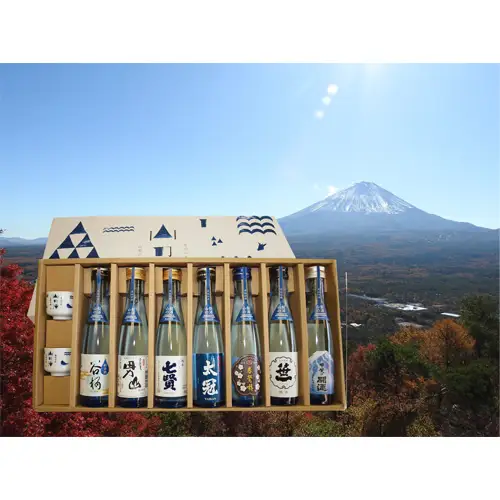 山梨の「山の酒」純米酒飲み比べ7本セット NSD002