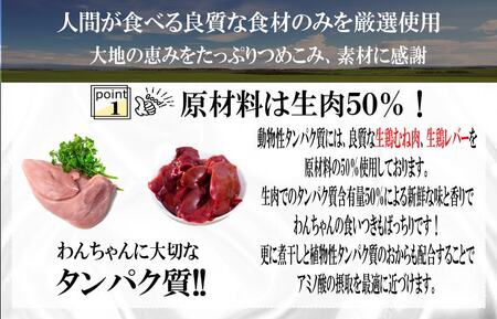 国産無添加ドッグフード「いのちのごはん」500g