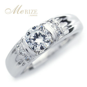 指輪 天然ダイヤ 0.58ct【プラチナ950】r-273（KRP）R85-1410