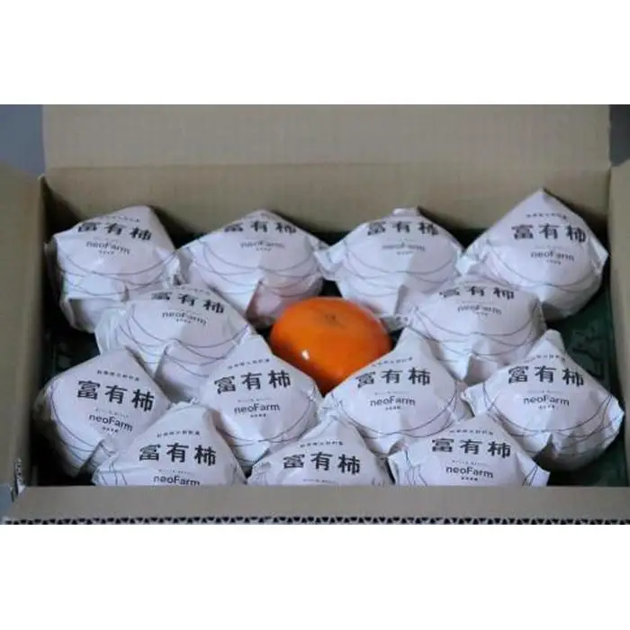【特選品】岐阜県大野町産　富有柿 L 14個入り【2026年11月下旬～発送】 富有柿