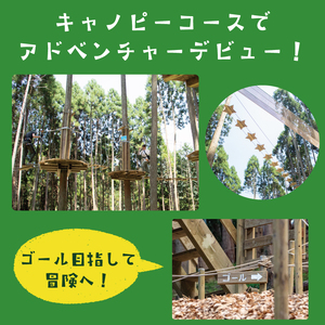 【ふるさと納税】全力で遊び全力で学ぶ！ワンヘルス研修&キャノピーコースセット1名様体験チケット [a0412] 株式会社 FOREST DEN 【返礼品】添田町 ふるさと納税
