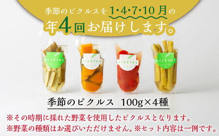 【4回定期便】季節のピクルス 4種セット /おかわりのうえん [UDD004] ピクルス