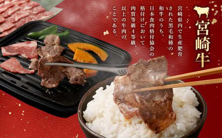 ＜宮崎牛肩焼肉400g ＞翌月末迄に順次出荷【c1068_nh_x1】 黒毛和牛 宮崎牛 牛 焼肉 やきにく 肩 冷凍