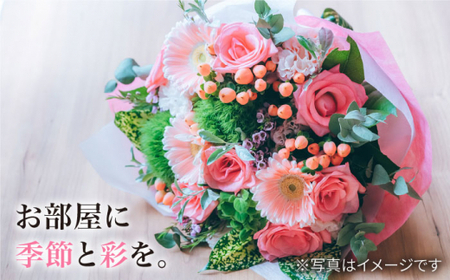 【3回定期便】季節のブーケ フラワーアレンジメント Mサイズ＜花工房るふらん＞ [CCR014] フラワーアレンジメント