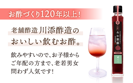 酢らり 果実酢 3本 ゆず/しそ/いちご 果実酢 お酢 ＜川添酢造＞ [CDN001]