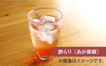 【3回定期便】酢らり 大瓶（あか紫蘇・西海うめ）総計6本＜川添酢造＞ [CDN029] 果実酢