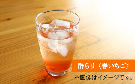 【6回定期便】酢らり 大瓶（いちご・ゆうこう）総計12本＜川添酢造＞ [CDN036] 果実酢