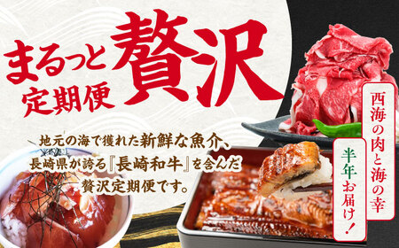 6回定期便 お肉と海 西海の宝物定期便 | [CZZ021] 定期便