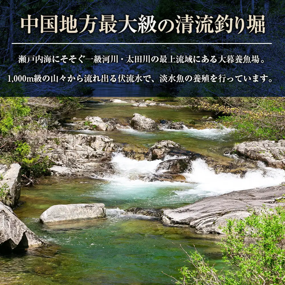 大暮養魚場　釣り堀釣り放題1時間チケット（アマゴ10匹付き） OG065_005